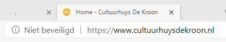 CDK website nietbeveiligd Edge